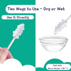 Buy now Little Fox Baby Oral Cleaner 42Pcs [Upgrade Designed] +1pc Free Finger Toothbrush with Case, Tongue, Mouth and Gums Cleaner, Newborn Toothbrush, Infant Oral Care and Cleaning for 0-36 Month Baby at indiglob india