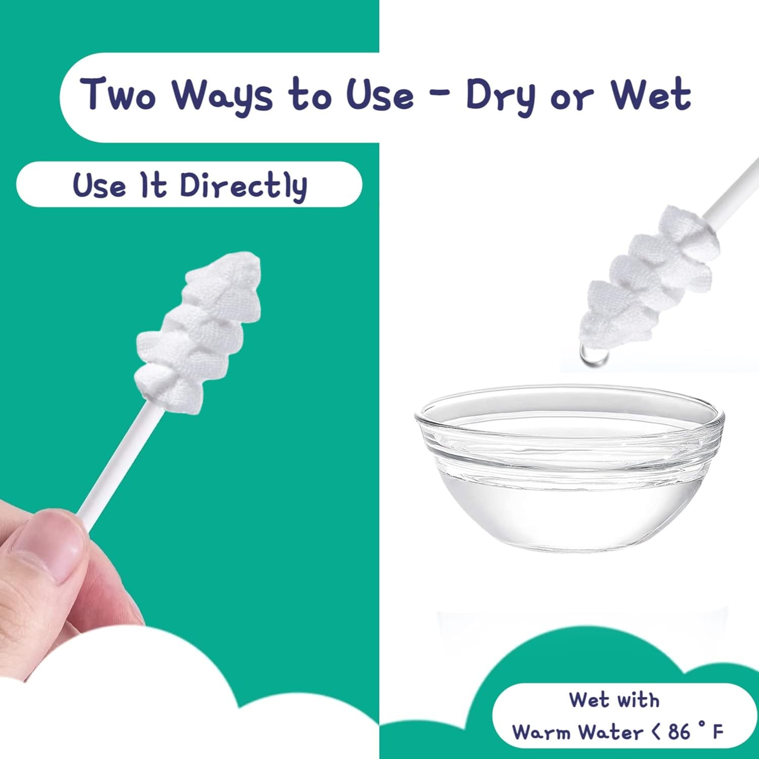 Buy now Little Fox Baby Oral Cleaner 42Pcs [Upgrade Designed] +1pc Free Finger Toothbrush with Case, Tongue, Mouth and Gums Cleaner, Newborn Toothbrush, Infant Oral Care and Cleaning for 0-36 Month Baby at indiglob india