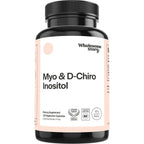 Wholesome Story Myo-Inositol & D-Chiro Inositol Supplement for Women | Fertility Supplements for Hormonal Balance & Ovarian Health Support | Myoinositol | Ideal 40:1 Ratio | 30 Servings