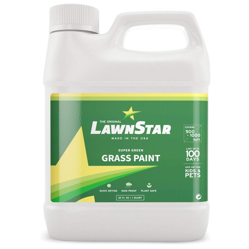 Grass Paint for Lawn, Ideal for Dormant, Patchy or Faded Gardens, 32oz