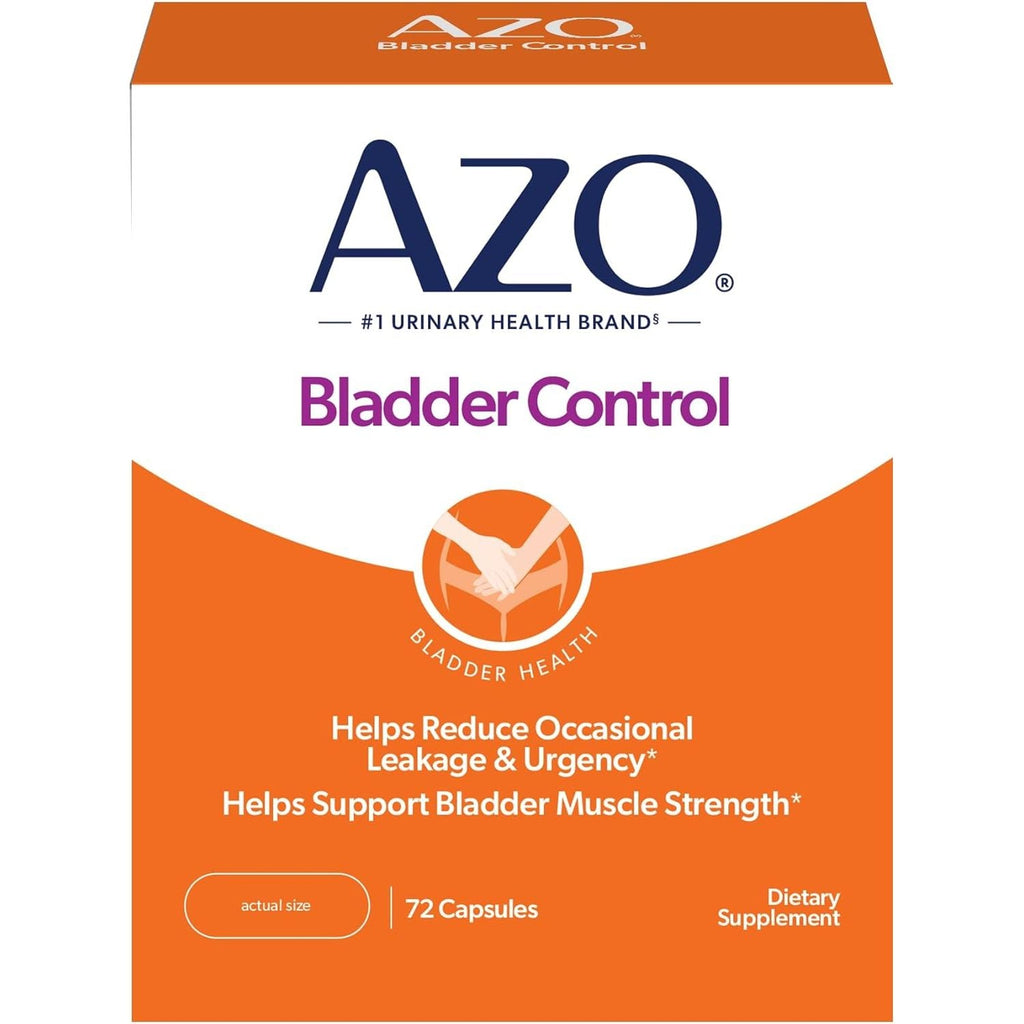 Buy now AZO Bladder Control with Go-Less Daily Supplement | Helps Reduce Occasional Urgency, leakage due to laughing, sneezing and exerciseâ€ â€ â€  | 72 Capsules at indiglob india