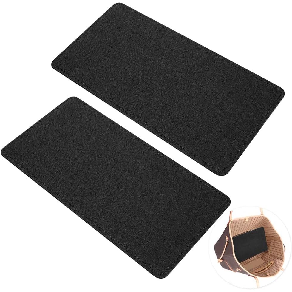 Buy now PH PandaHall 12x5 inch Black Felt Base Shaper, 2pcs Bag Bottom Shaper Pad Arc Corner Bag Liner Board Insert for Tote Leather Purse Handbag Crossbody Bag Backpack Canvas Travel Bag, 6mm Thick 13.7 x 7" Black at indiglob india