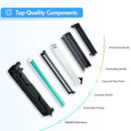 206X Toner Cartridges 4 Pack High Yield for HP 206A M283fdw M283cdw M255dw