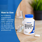 Nutricost Liposomal Glutathione Supplement 60 Capsules, 720mg Per Serving | Vegan, GMO-Free, 30 Servings