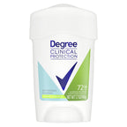 Degree Clinical Antiperspirant Deodorant Soft Solid, Shower Clean, 1.7 oz | For stress sweat, Helps keep you dry & confident, With 96H protection, soft solid