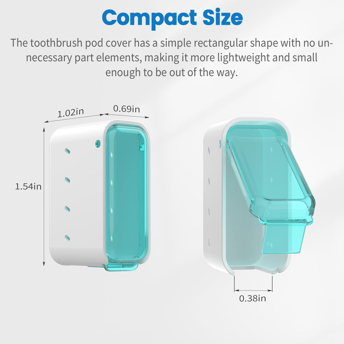 Frekare Toothbrush Covers Caps, Toothbrush Head Protector Case for Travel