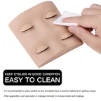 Buy now Pretty memory Lash Mannequin Head with 2 Pairs of Removable Practice Eyelids, Realistic Eyelash Mannequin Head, Soft-Touch Lash Extension Supplies for Practice at indiglob india