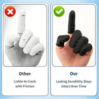 100 Pcs Disposable Finger Cots, Finger Protectors, Finger Gloves for Manicure,Beauty, Massage, Industrial Use
