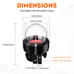 Hipa Fuel Line Primer Bulbs for Husqvarna Chainsaw Trimmer Weedeate Blower