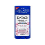 Dr. Teal's Rose & Milk Deodorant Gift Set (2 Pack, 2.65oz Ea) - Rose & Milk Formula - Aluminum Free with Magnesium - Essential Oils, Shea Butter & Arrowroot Powder Absorb Moisture, Keep Skin Healthy
