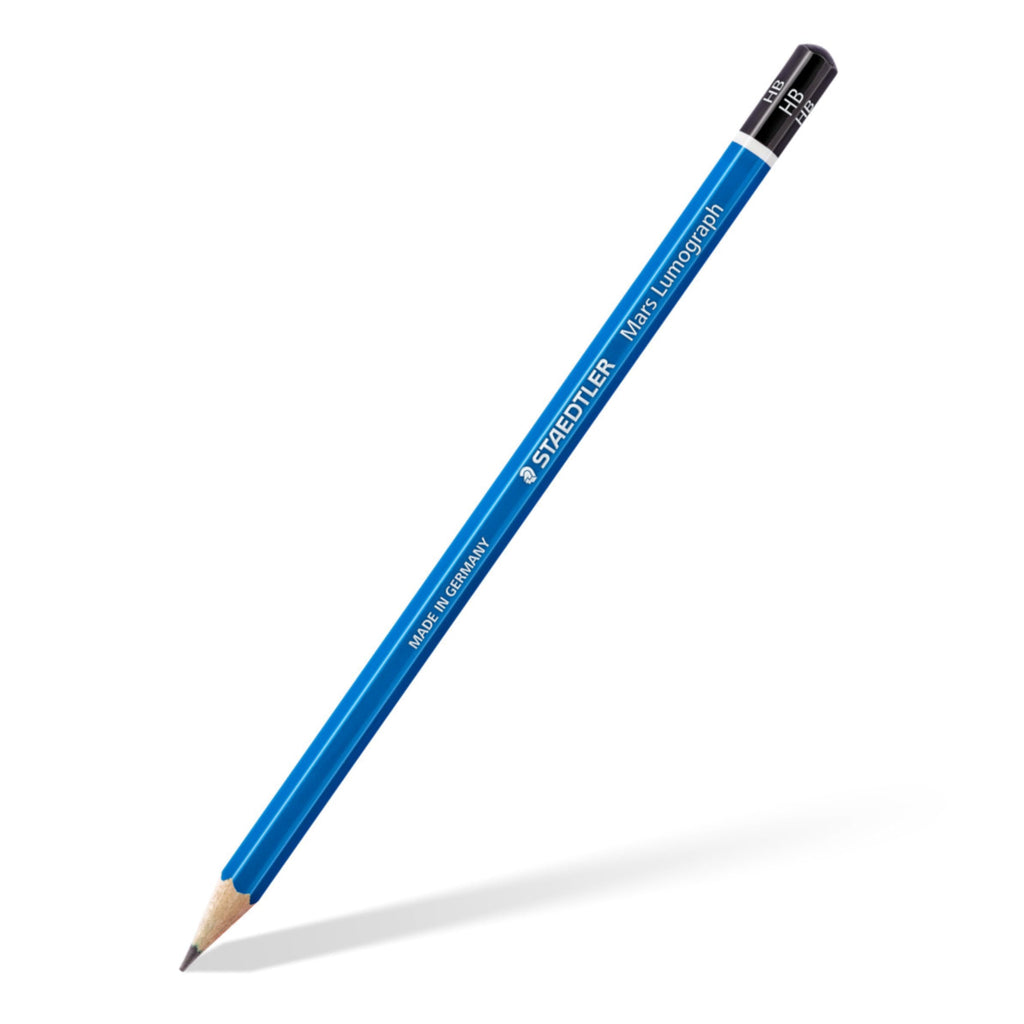STAEDTLER Mars Lumograph Art Drawing Pencils 12-Piece Gift Set in Metal Tin