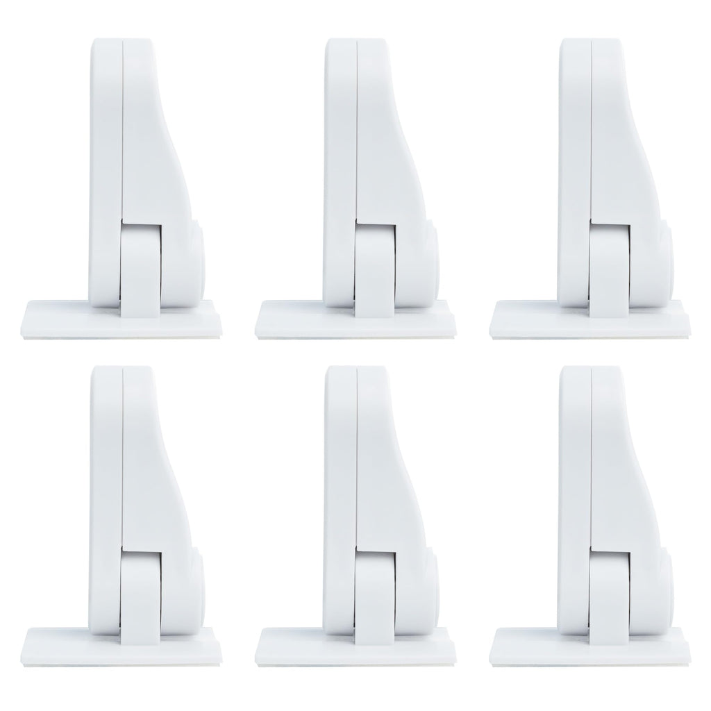 Child Proof Door Lever Lock(6 Pack) - Baby Proofing Door Handle Lock, 3M Adhesive & No DrillingNeed, Minimalist Design, Child Safety Door Handle Locks