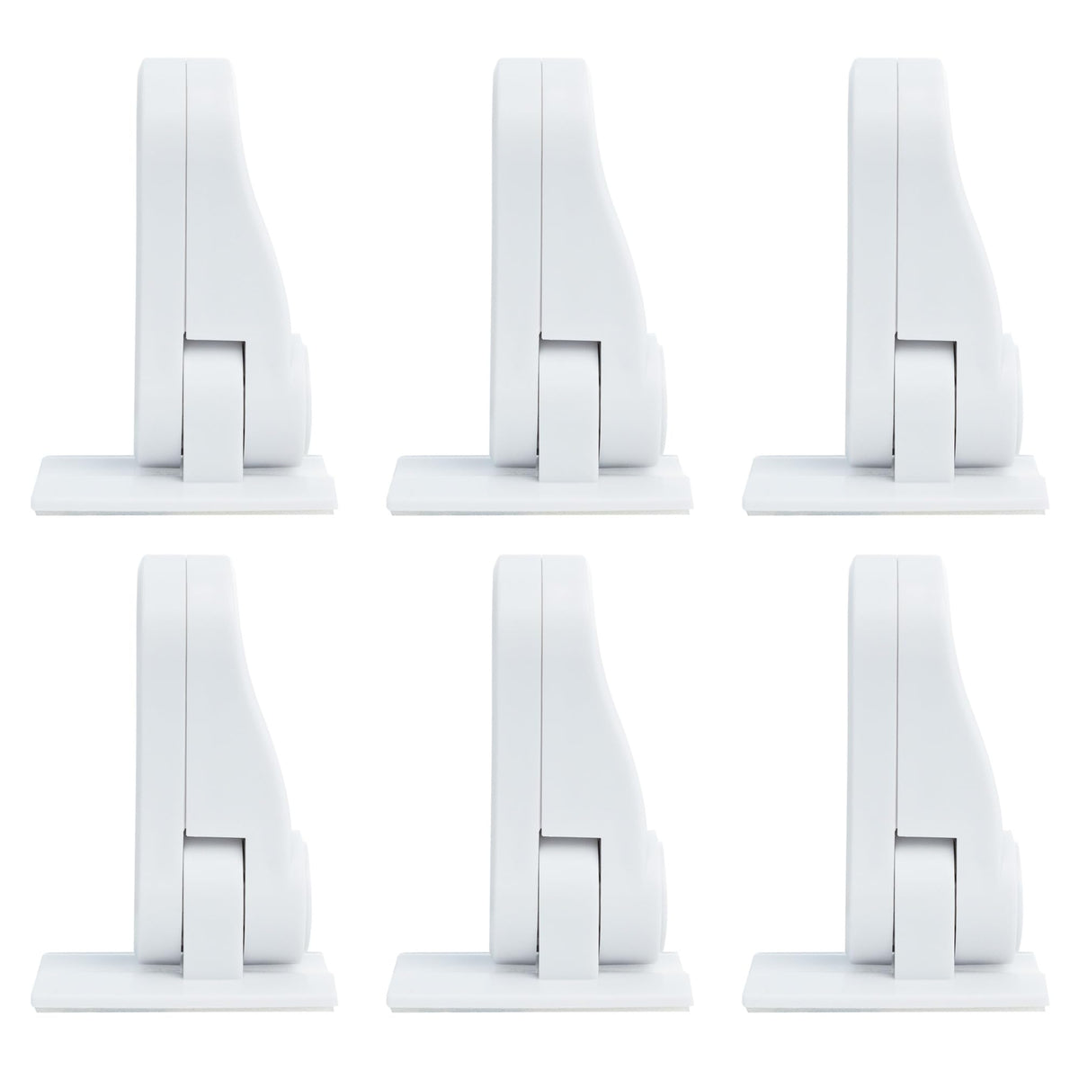 Child Proof Door Lever Lock(6 Pack) - Baby Proofing Door Handle Lock, 3M Adhesive & No DrillingNeed, Minimalist Design, Child Safety Door Handle Locks