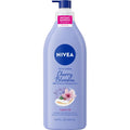 NIVEA Oil Infused Cherry Blossom and Jojoba Oil Body Lotion for Women, Fast-Absorbing and Non-Greasy Cherry Blossom Scented Lotion Moisturizes for 48 Hours, 16.9 Fl Oz Pump Bottle