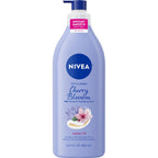 NIVEA Oil Infused Cherry Blossom and Jojoba Oil Body Lotion for Women, Fast-Absorbing and Non-Greasy Cherry Blossom Scented Lotion Moisturizes for 48 Hours, 16.9 Fl Oz Pump Bottle