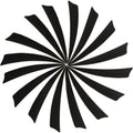 Buy now Arrow Feather 4 Inch Shield Fletching Vanes for Wooden Carbon Bamboo Traditional Arrow(50 Pack) Black at indiglob india