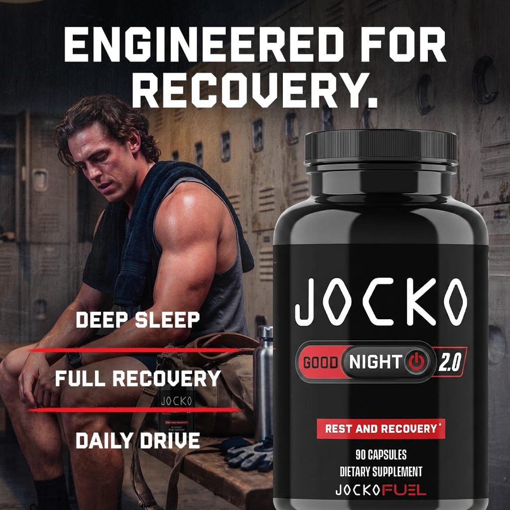 Jocko Fuel Good Night 2.0 Sleep Aid Supplement for Adults | 30 Serving