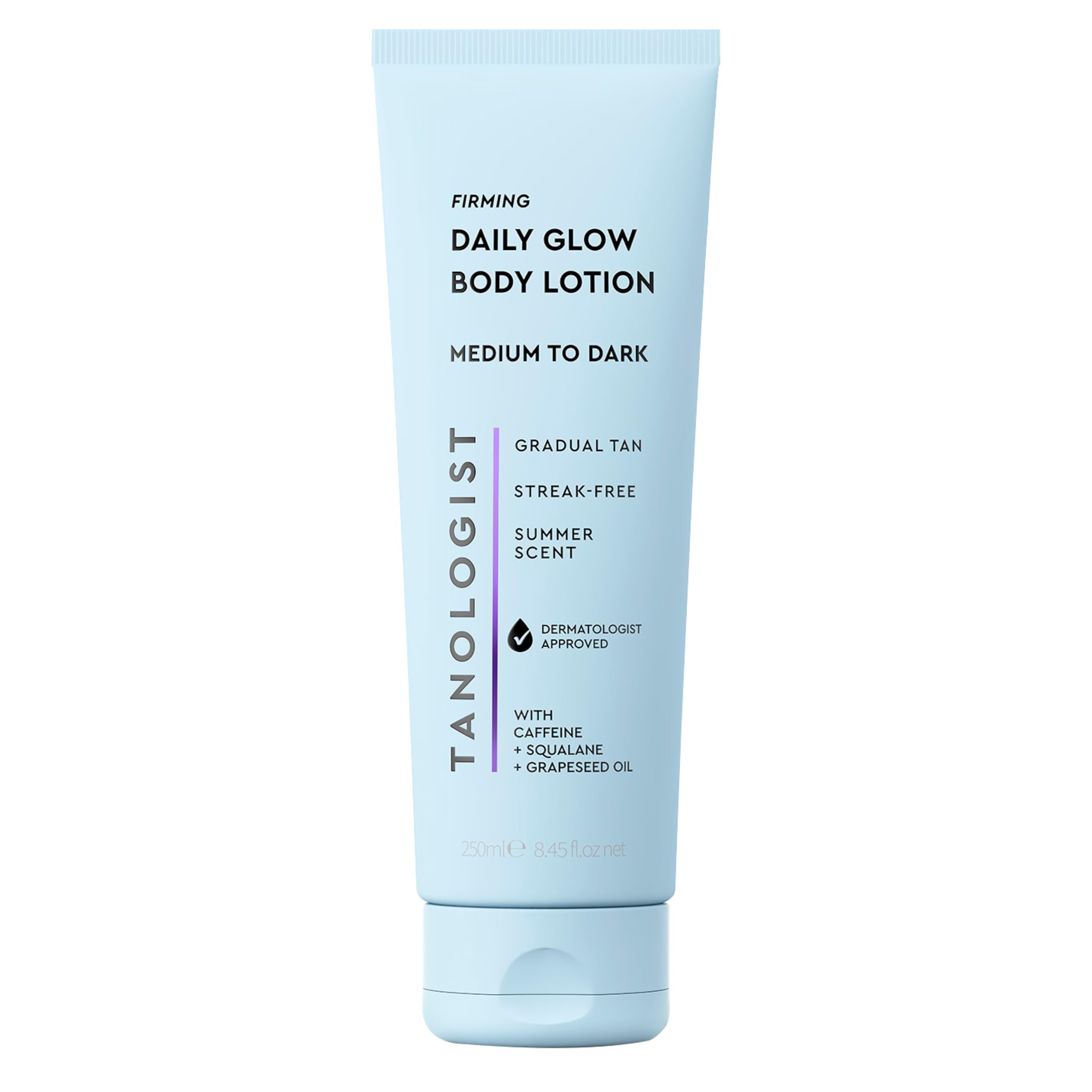 Tanologist Firming Daily Glow Body Lotion, Gradual Self Tanner, 8.45 fl oz | Self-tanning made easy, self tanner lotion for daily use, body glow, transfer-proof, no self-tan odor