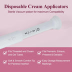 Dizzily 20 Packs Disposable Vaginial Cream Applicators - Fits Suppository, Creams and Most OTC Gels, Individually Wrapped Feminine Care Applicator with Dosage Markings