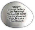 Buy now Cathedral Art Serenity Prayer Soothing Stone - Engraved Rock with Inspirational Words, Mindfulness and Meditation Stones for Stress, Worry, and Anxiety, 1-1/2-Inch, Silver at indiglob india