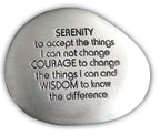 Buy now Cathedral Art Serenity Prayer Soothing Stone - Engraved Rock with Inspirational Words, Mindfulness and Meditation Stones for Stress, Worry, and Anxiety, 1-1/2-Inch, Silver at indiglob india
