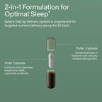 Seed PM-02 Sleep + Restore - for Adults - 30-Day Supply with Jar | Non-Habit Forming - Gentle Melatonin & Ashwagandha - Nightly Sleep Support - Vegan Capsules