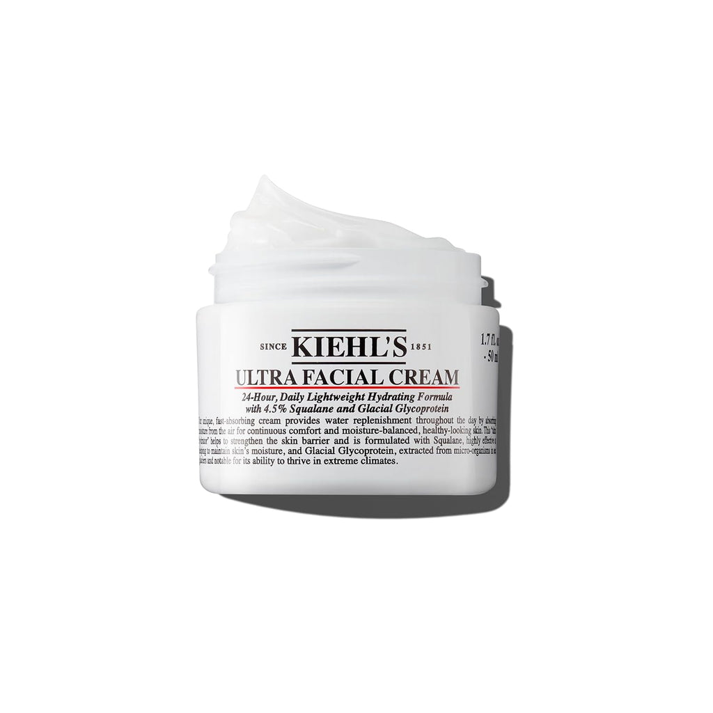 Buy now Kiehl's Ultra Facial Cream, with 4.5% Squalane to Strengthen Skin's Moisture Barrier, Skin Feels Softer and Smoother, Long-Lasting Hydration, Easy and Fast-Absorbing, Suitable for All Skin Types at indiglob india