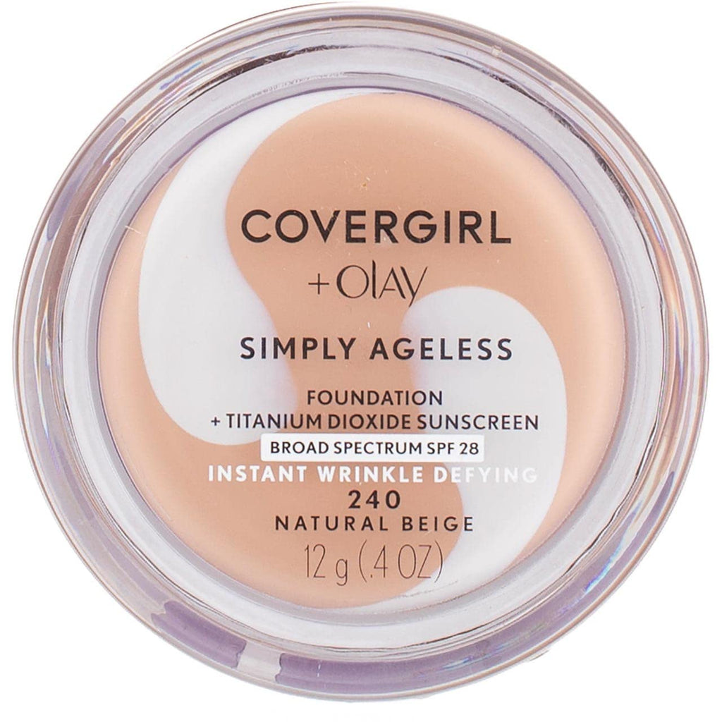 Buy now COVERGIRL+OLAY Simply Ageless Instant Wrinkle-Defying Foundation, 210 Classic Ivory, 0.44 Fl Oz (Pack of 1) at indiglob india