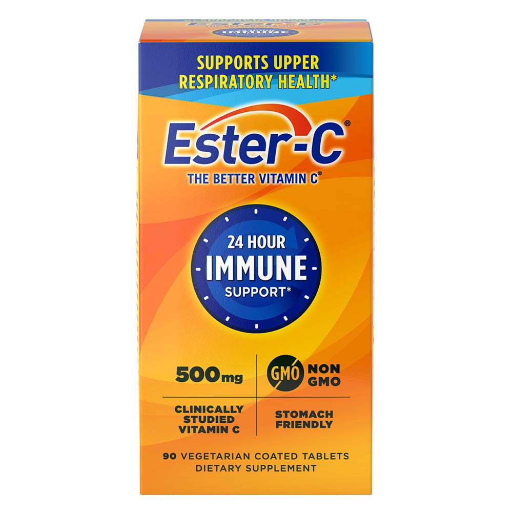Ester-C Vitamin C, 500mg Tablets, 60-Count Bottles (Pack of 1)