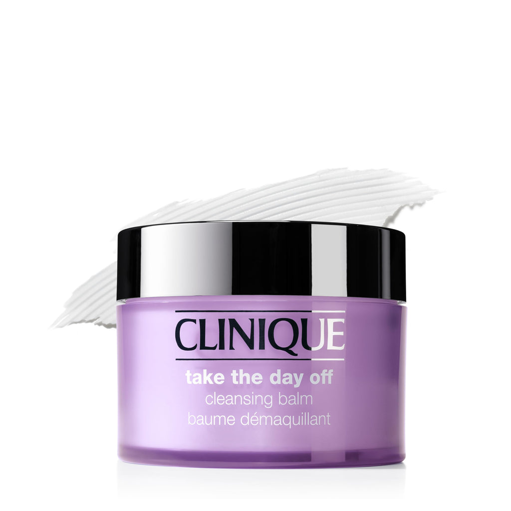 Clinique Take The Day Off Cleansing Balm Makeup Remover | Dissolves Face + Eye Makeup and Sunscreen | For All Skin Types