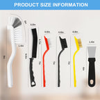 Dfacio 11Pcs Crevice Cleaning Brush Set,Multi-Purpose Cleaning Supplies