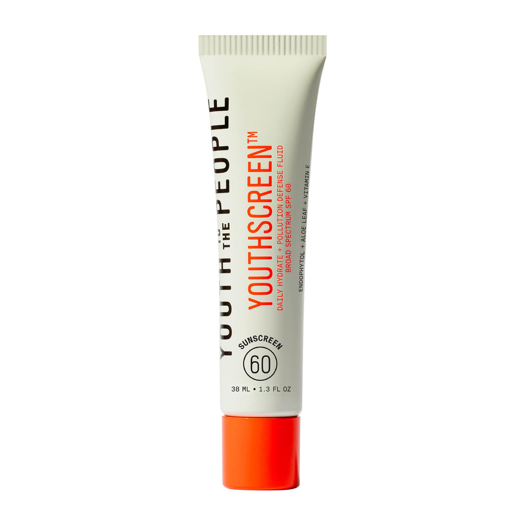 Buy now Youth To The People Youthscreen Sunscreen with SPF 60, Daily Hydration + Pollution Defense, Invisible Broad Spectrum Sunscreen, No White Cast, Natural Dewy Finish, Non-comedogenic -1.3 fl oz at indiglob india