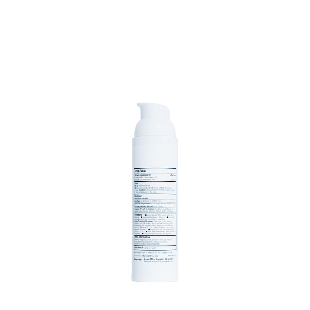 Eucerin Sun Age Defense Tinted Face Lotion SPF 50, 2.5 FL OZ | Universal Tinted Sunscreen for Face with Hyaluronic Acid, Non Comedogenic Facial Lotion, Fragrance Free