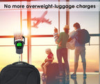 Buy now Digital Hanging Luggage Scale with Comfortable Handle and Large Hook, 110lb/50kg, Backlit Portable Scale for Travel Fishing with Tare/Hold Function, AAA Batteries Included, Grey at indiglob india