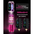 Neebol Wirless Tattoo Gun Kit, 2PCS Batteries Set for Beginners & Artists | Pink dual 1600mAh Tattoo Machine kit 20 Cartridge Needles & 8 Color Inks, Full Tattoo Supplies for Home & Studio practice