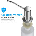 Buy now Built in Sink Soap Dispenser or Lotion Dispenser for Kitchen Sink Brushed Nickel Kitchen Sink Soap Dispenser Bar Sink Soap Dispenser with 17OZ Bottle at indiglob india