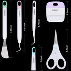 Buy now CAREGY Craft Vinyl Weeding Tools Set, Precision Craft Tools Kit, Weeding Kits for Cricut/Silhouette/Siser/Oracal 631/651/751 Vinyl at indiglob india