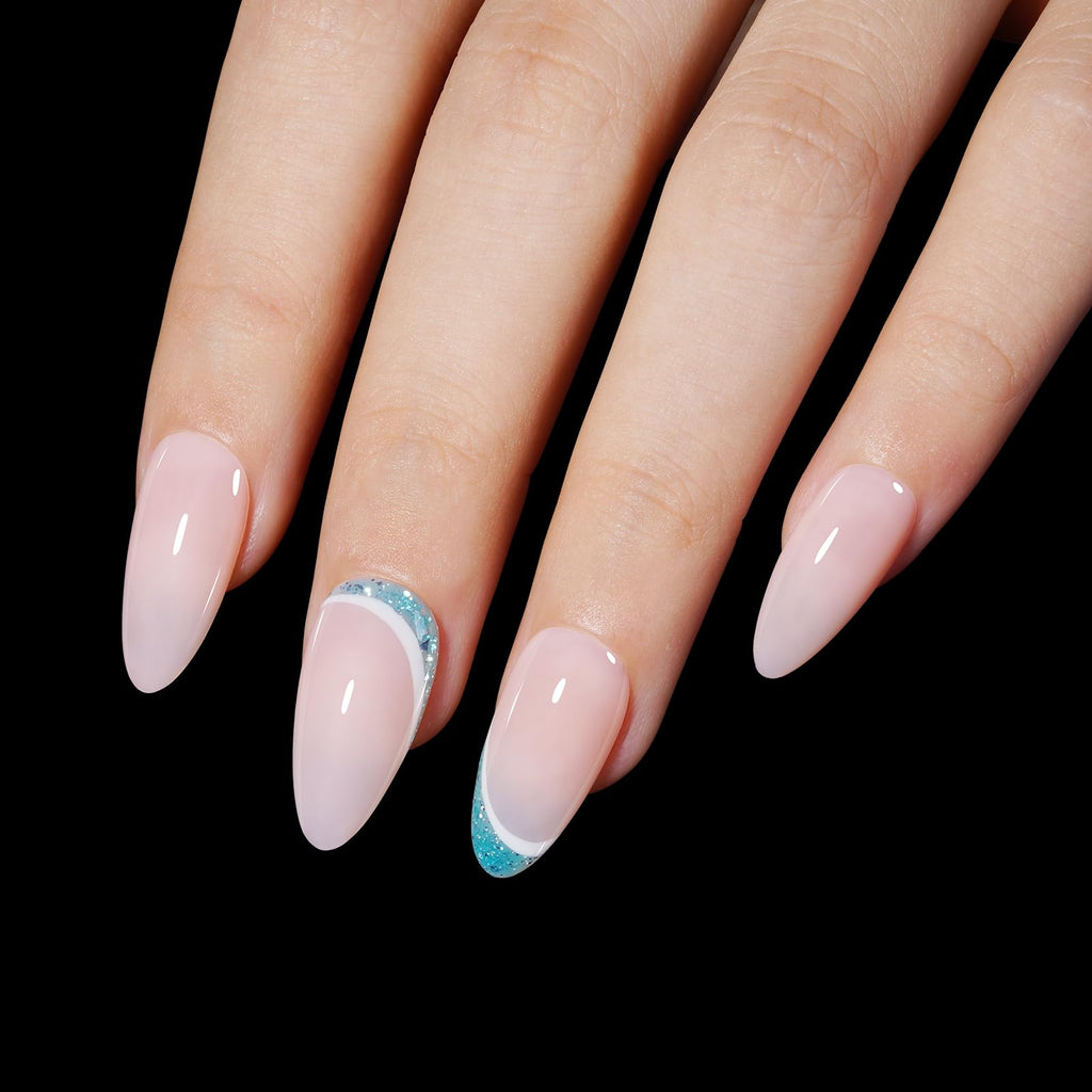 AILLSA Short Almond Nail Tips, 450PCS in authentic quality provide a stylish, natural look for perfect manicures.