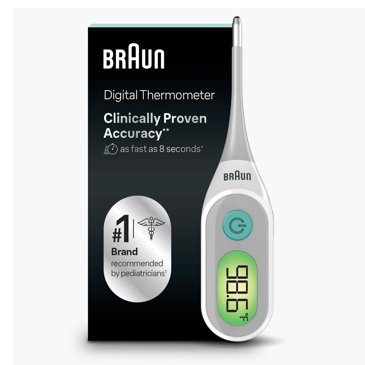 Braun Digital Thermometer for Adults, Baby, Toddlers & Kids