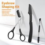 TsMADDTs Tweezers for Men, 8 in 1 Professional Eyebrow Tweezers Kit with Eyebrow Trimmer & Scissors, Razor, Brush, Skin Care Tools