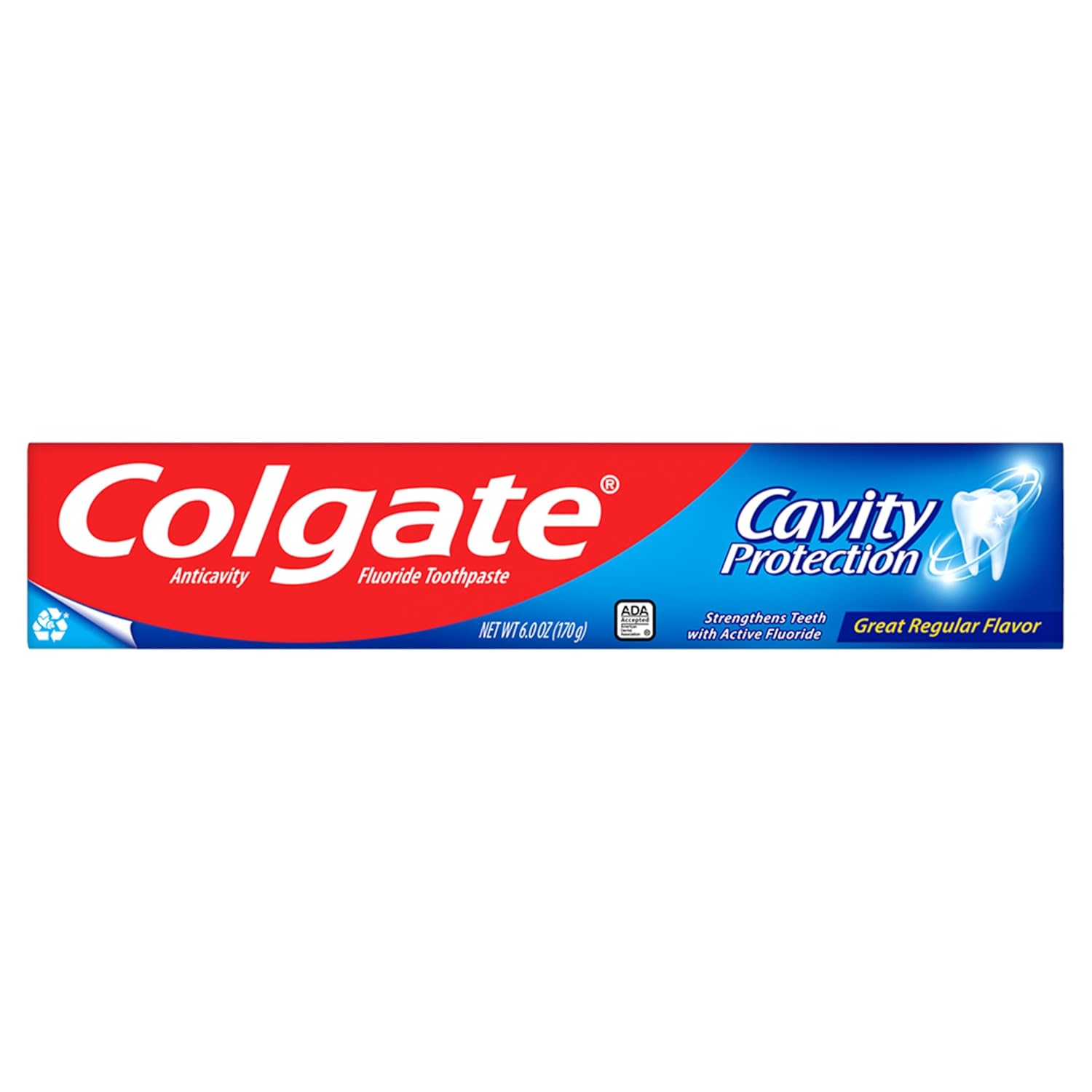 Buy now Colgate Cavity Protection Toothpaste with Fluoride, Minty Great Regular Flavor, Anti Cavity Toothpaste, 6 Oz Tube 6 Ounce (Pack of 1) Mint at indiglob india