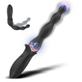 Vibrating Anal Beads Beginner-Friendly Butt Plug, Adult Sex Toy for Men Women Couples, Flexible Silicone Prostate Massger Anal Vibrator with 2 Motors 10 Vibrations, Anal Plug Anal Toy Anal Sex Toys