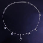Buy now Sexy Rhinestone Waist Chain Navel Piercing Dangle Belly Button Rings Waist Chain Bikini Crystal Heart Belly Chain for Women Body Jewelry (Heart) at indiglob india