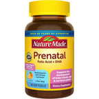 Nature Made Prenatal Vitamins for Women with Folic Acid + DHA, 110 Softgels | Prenatal Vitamin and Mineral Supplement for Daily Nutritional Support, With Folic Acid and 19 Other Nutrients, 110 Day Supply