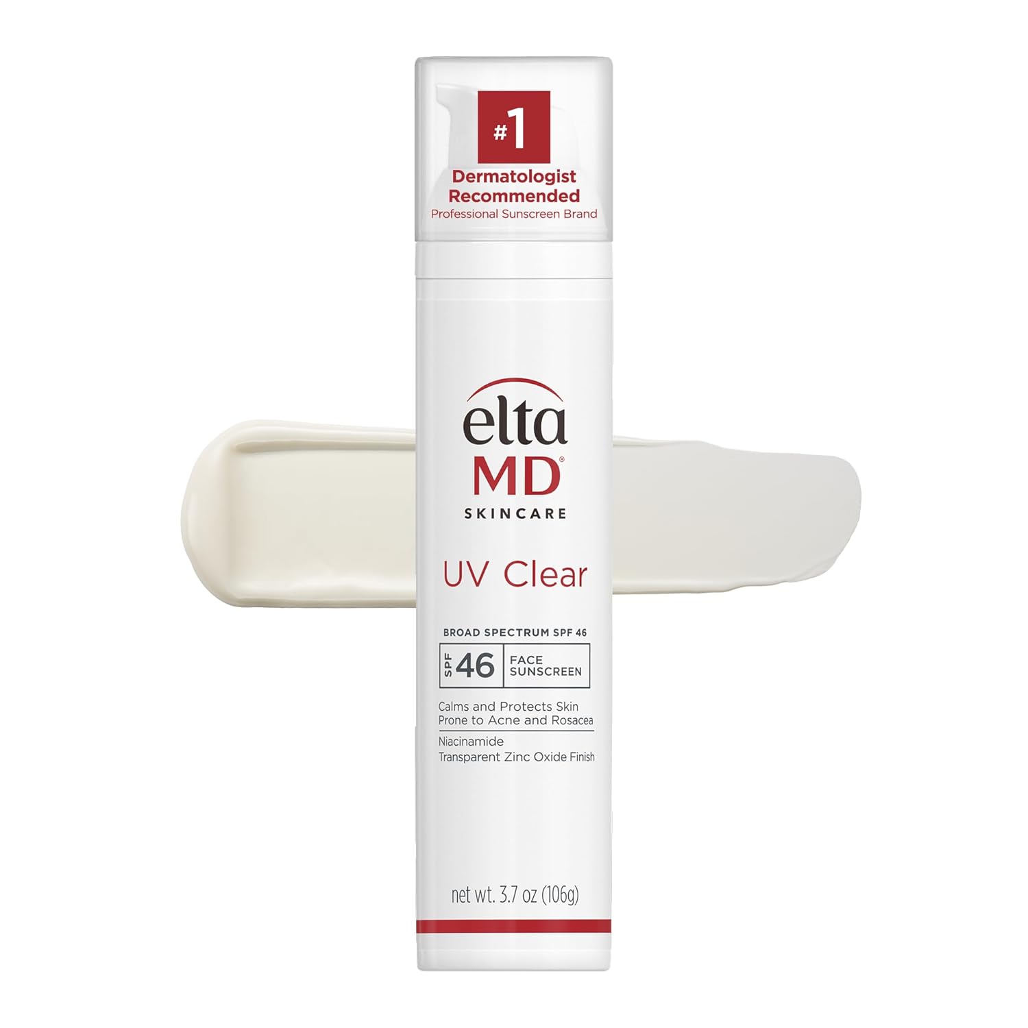 Buy now EltaMD UV Clear Face Sunscreen SPF 46, Oil-Free Sunscreen with Zinc Oxide, Dermatologist Recommended 3.7 Fl Oz (Pack of 1) at indiglob india