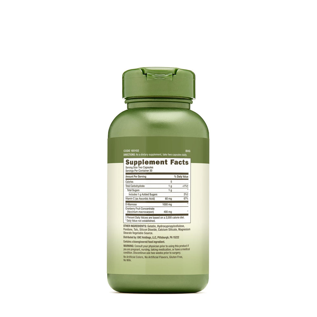 Buy now GNC Herbal Plus Cranberry D-Mannose, 60 capsules at indiglob india