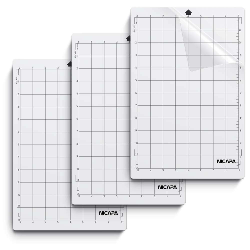 Buy now Nicapa StandardGrip Cutting Mat for Silhouette Cameo 4/3/2/1 (12x12 inch,3 pack) Standard Adhesive Sticky Quilting Cut Pads Replacement Accessories for Silhouette Cameo at indiglob india