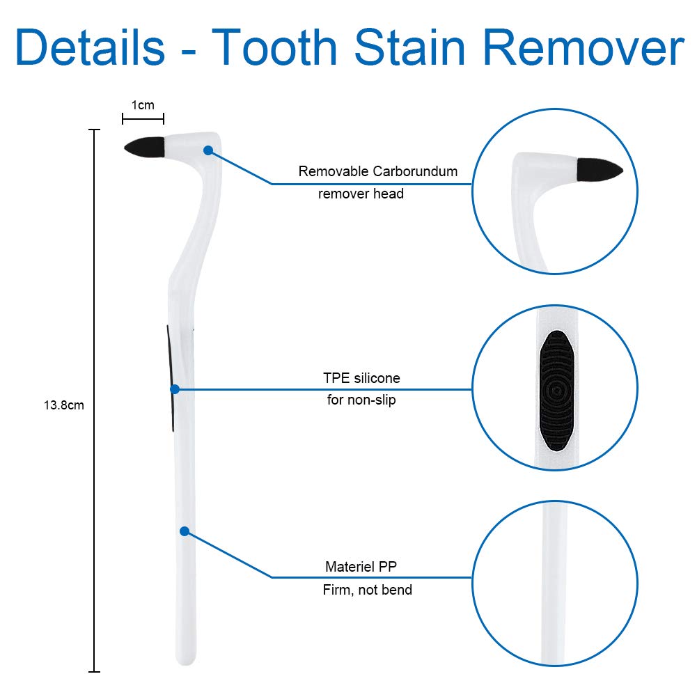 Buy now Tooth Stain Remover, Dental Plaque Tool, Tartar Eraser Polisher, Professional Teeth Whitening Polishing Cleaning Kit, Home Calculus Removal Effectively, NOT Electric Cleaner Brush/Dentist at indiglob india