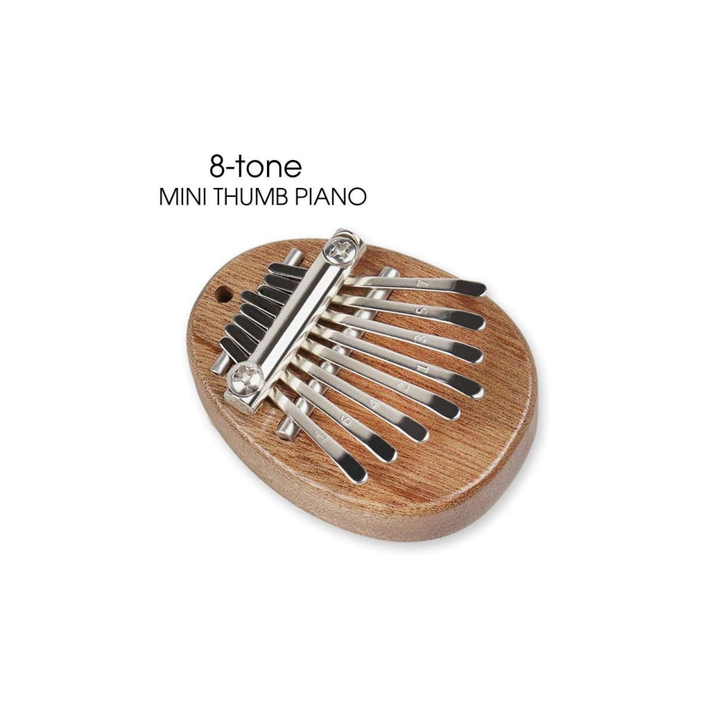 Buy now Mr.Power Cute Kalimba Marimba Portable Finger Thumb Piano for Beginners (8 Keys, Natural Wood) at indiglob india