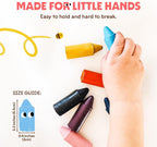 Buy now Honeysticks 100% Pure Beeswax Crayons (12 Pack) - Non Toxic Crayons for Toddlers 1-3, Safe for Baby from 1 Year Old Plus, Handmade with Natural Beeswax and Food-Grade Colors, Eco Friendly at indiglob india